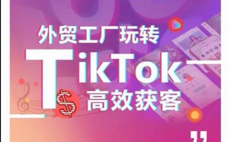 外贸工厂玩转TikTok高效获客,多种引流方式与账号定位技巧,拆解爆款短视频打造成功案例-九才资源网
