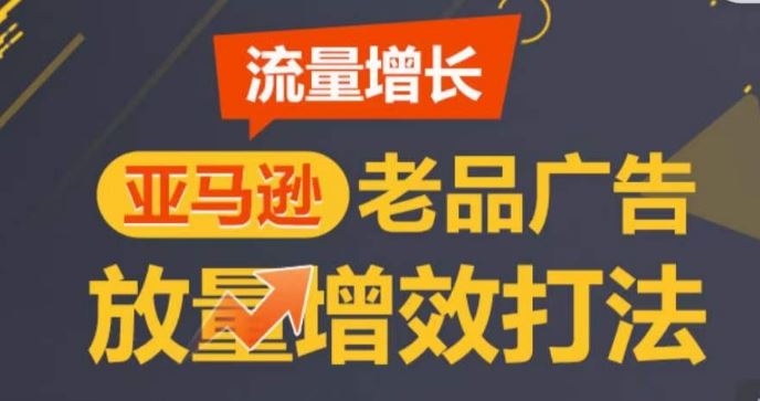 亚马逊流量增长-老品广告放量增效打法,循序渐进,打造更多TOP listing-九才资源网