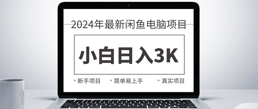 (10846期)2024最新闲鱼卖电脑项目,新手小白日入3K+,最真实的项目教学-九才资源网