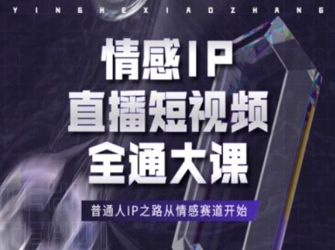 情感IP直播短视频全通大课,普通人IP之路从情感赛道开始-九才资源网