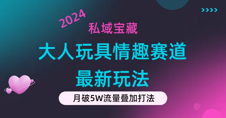 (11541期)私域宝藏:大人玩具情趣赛道合规新玩法,零投入,私域超高流量成单率高-九才资源网