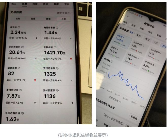 最新拼多多虚拟电商项目,自动化无人成交,单店月入3000,适合批量放大