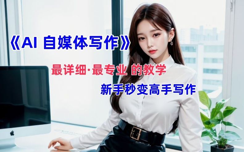 AI自媒体文章创作全网最详细教程,新手秒变写作高手,多方位发展-九才资源网