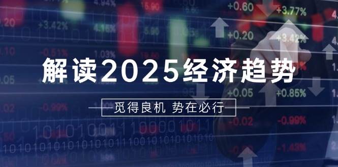 (13463期)解读2025经济趋势、美股、A港股等资产前景判断,助您抢先布局未来投资-九才资源网