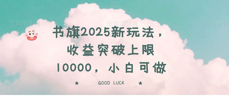 (14519期)书旗2025新玩法,收益突破上限10000,小白可做-九才资源网