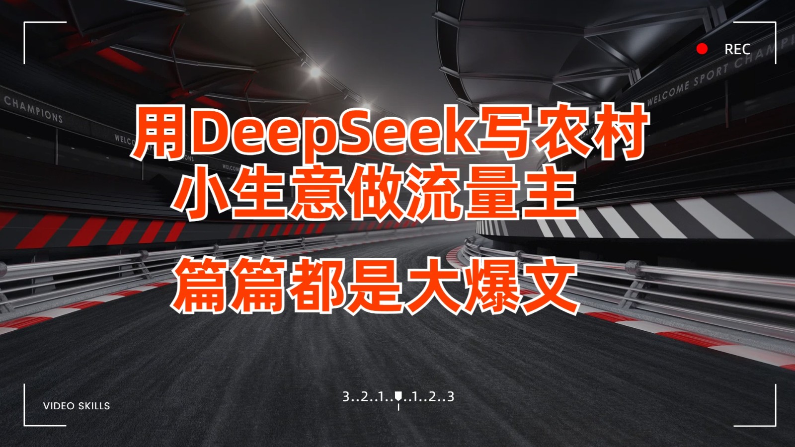 用DeepSeek写农村小生意做流量主,篇篇都是大爆文-九才资源网
