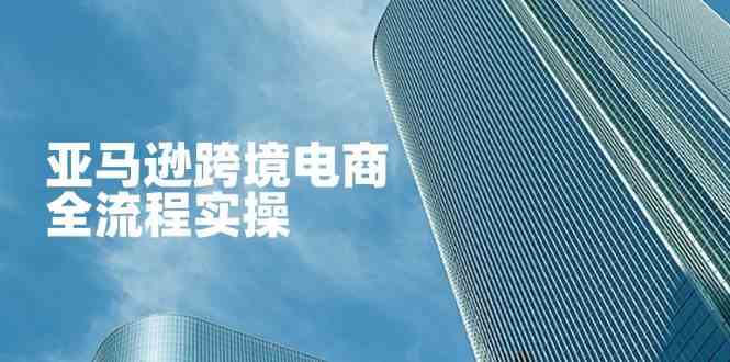 亚马逊跨境电商全流程实操,教你从零开始,掌握店铺运营与广告技巧-九才资源网