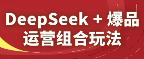 DeepSeek+爆品运营组合玩法,2025淘系精品课-九才资源网