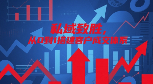 私域致胜,从0到1搭建客户成交体系-九才资源网