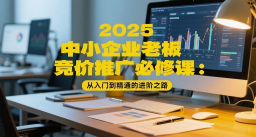 2025中小企业老板竞价推广必修课:从入门到精通的进阶之路-九才资源网