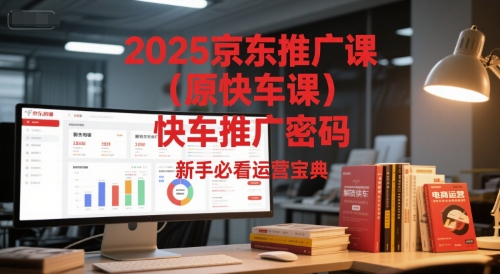 2025京东推广课(原快车课)解锁京东快车推广密码,新手必看运营宝典-九才资源网