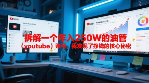 付费文章:拆解一个年入250W的油管(youtube)账号,我发现了挣钱的核心秘密-九才资源网