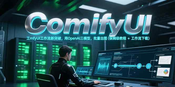 ComfyUI工作流新突破,用OpenAI三模型,批量出图(保姆级教程+工作流下载)-九才资源网