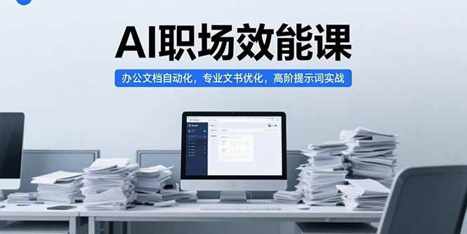 (15371期)AI职场效能课,办公文档自动化,专业文书优化,高阶提示词实战-九才资源网