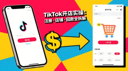 TikTok从开店到投流的进阶课,从基础实操到高阶技巧一网打尽-九才资源网