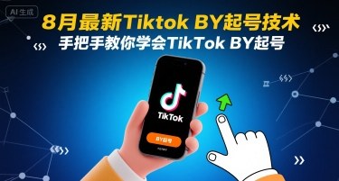 8月最新Tiktok搬运起号技术,手把手教你学会TikTok搬运起号-九才资源网