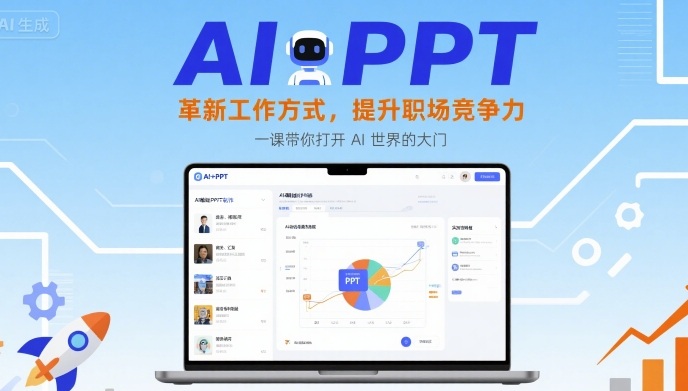 AI+PPT:革新工作方式,提升职场竞争力,一课带你打开 AI 世界的大门-九才资源网