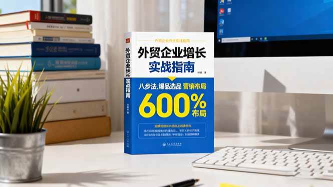 (16296期)外贸企业增长实战指南,八步法、爆品选品、营销布局,业绩增长300%-九才资源网