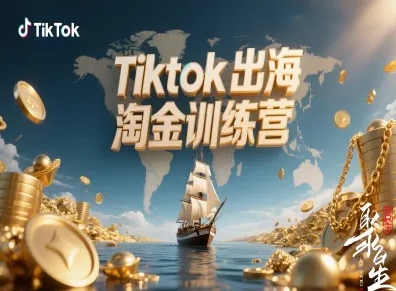 Tiktok出海淘金训练营,跨境电商TK实战变现-九才资源网