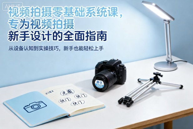 视频拍摄零基础系统课,专为视频拍摄新手设计的全面指南-九才资源网