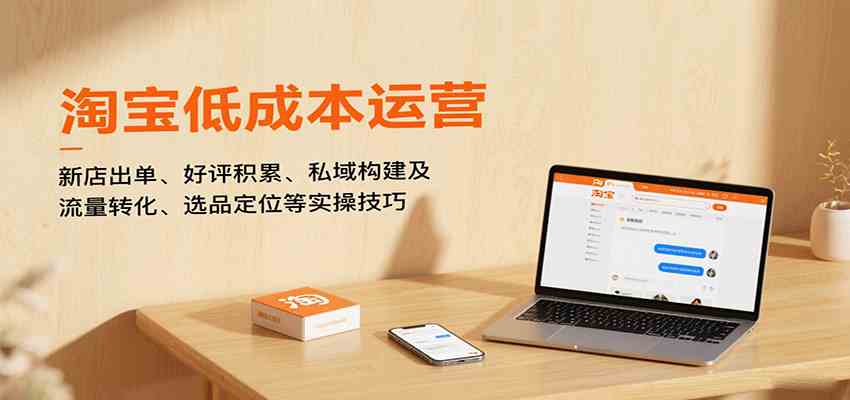 淘宝低成本运营,新店出单、好评积累、私域构建及流量转化、选品定位等(更新10月)-九才资源网