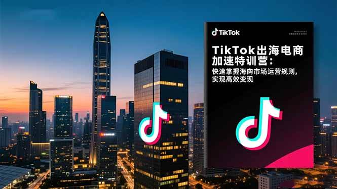(16535期)TikTok出海电商加速特训营:快速掌握海外市场运营规则,实现高效变现-九才资源网
