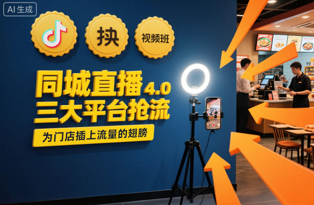 同城直播实操班4.0,三大平台抢流,为门店插上流量的翅膀-九才资源网