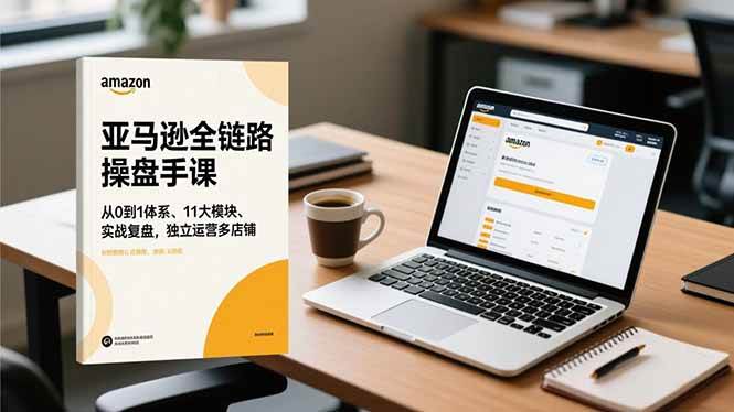 (16788期)亚马逊全链路操盘手课,从0到1体系、11大模块、实战复盘,独立运营多店铺-九才资源网