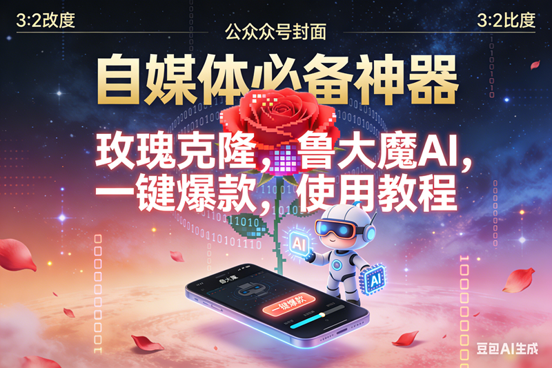 (16912期)玫瑰克隆神器,鲁大魔,ai,自媒体必备软件,一键爆款工具,详细教程-九才资源网