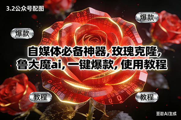 (16919期)玫瑰克隆神器,ai鲁大魔,自媒体必备软件,一键爆款工具,详细教程-九才资源网