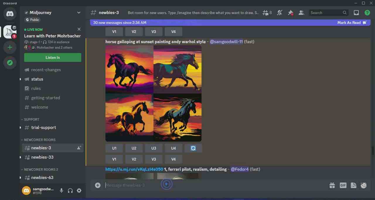 图片[6]-（9643期）Midjourney AI人工智能艺术图片从入门到高级创作教程-34节课-中英字幕-九才资源网