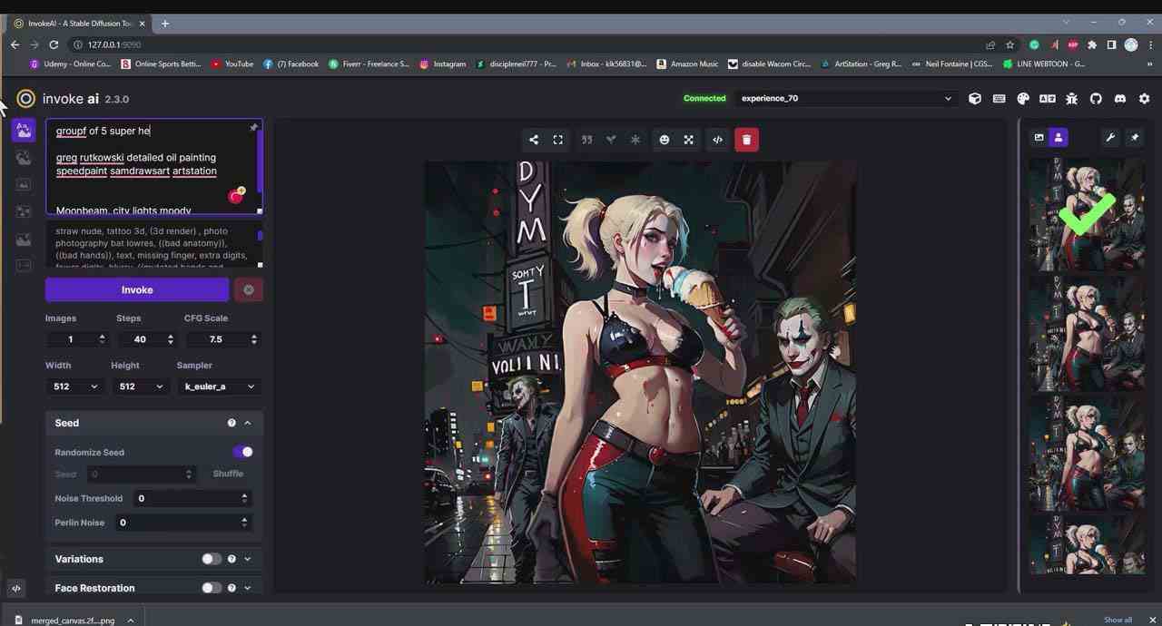 图片[5]-（9760期）Invoke AI 绘画教程-零基础创作可以销售的完美插图-49节-中英字幕-九才资源网