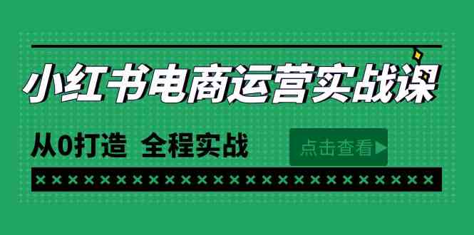 （9946期）最新小红书·电商运营实战课，从0打造  全程实战（65节视频课）-九才资源网