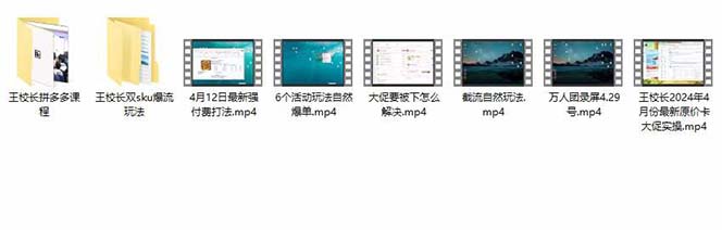 图片[3]-（10865期）拼多多·实战课：万人团玩法/截流自然流/最新强付费打法/最新原价卡大促..-九才资源网