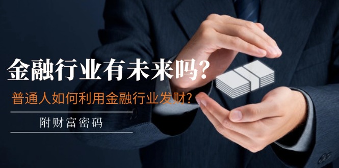 （11499期）某付费文章：金融行业有未来吗？普通人如何利用金融行业发财?(附财富密码)-九才资源网