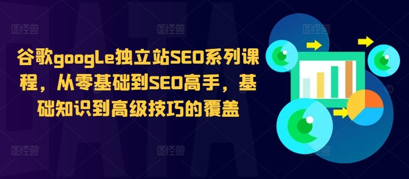 谷歌google独立站SEO系列课程，从零基础到SEO高手，基础知识到高级技巧的覆盖-九才资源网