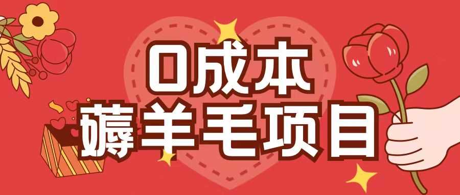 0成本，薅羊毛玩法一分钱不花一部手机即可操作单机1个小时30+-九才资源网