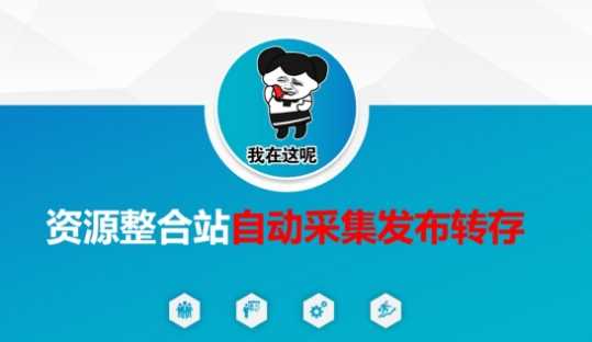 资源整合站自动采集发布转存，解放双手-九才资源网