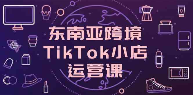 东南亚跨境TikTok小店运营课，掌握店铺设置与流量转化核心技巧-九才资源网