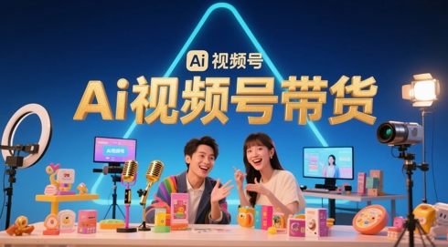 风口已至！AI视频号带货轻松月入过1W，99%的普通人却卡在内容制作门槛-九才资源网