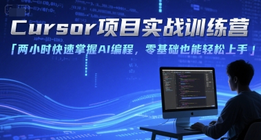 Cursor项目实战训练营，两小时快速掌握AI编程，零基础也能轻松上手-九才资源网