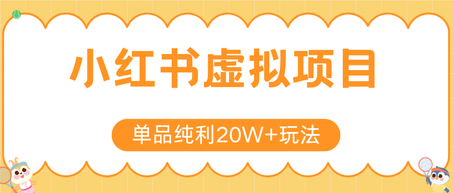 小红书虚拟电商新玩法，实现单品纯利20W+，可矩阵放大操作！-九才资源网