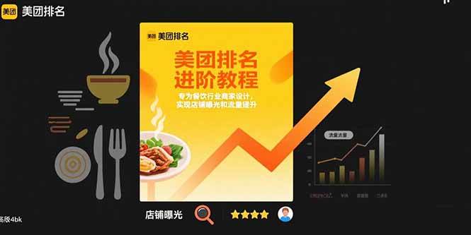 （15528期）美团排名进阶教程：专为餐饮行业商家设计，实现店铺曝光和流量提升-九才资源网