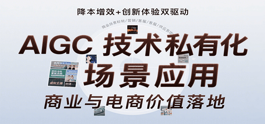 AIGC技术私有化场景应用，内容创作/视觉设计/私有化部署/商业应用/电商运营等-九才资源网