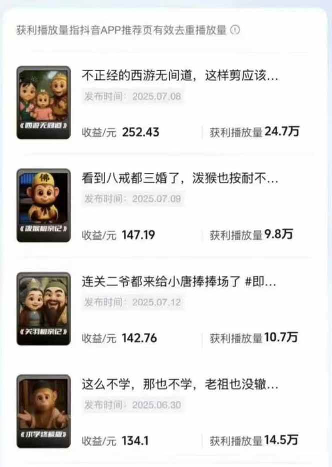 图片[3]-潮式无厘头抖音变现课，独创工业化生产流程，单号月收益2万+-九才资源网