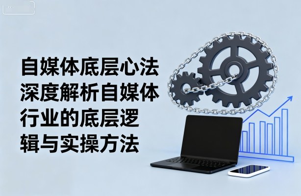自媒体底层心法，深度解析自媒体行业的底层逻辑与实操方法-九才资源网