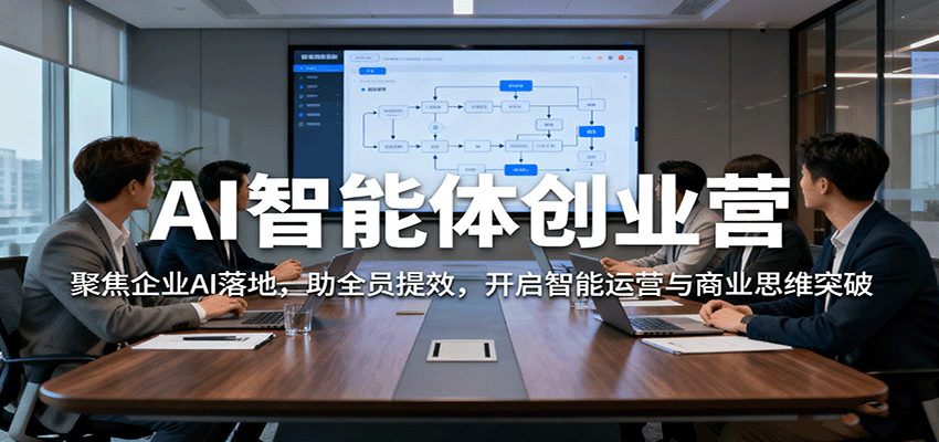 AI智能体创业营：聚焦企业AI落地，助全员提效，开启智能运营与商业思维突破-九才资源网