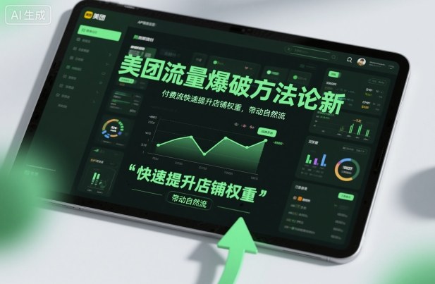 美团流量爆破方法论，付费流快速提升店铺权重，带动自然流-九才资源网