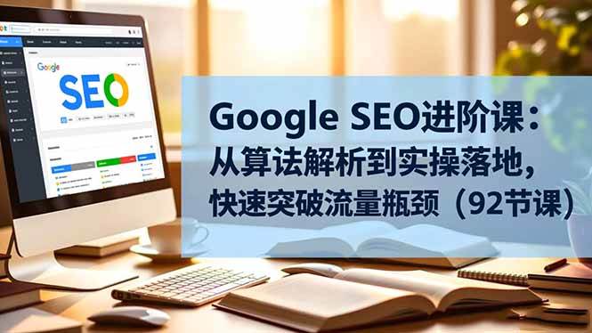 （16576期）Google SEO进阶课：从算法解析到实操落地，快速突破流量瓶颈（92节课）-九才资源网