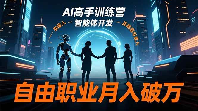 （16602期）AI高手训练营3.0，ChatGPT，Midjourney，智能体开发，自由职业月入破万-九才资源网